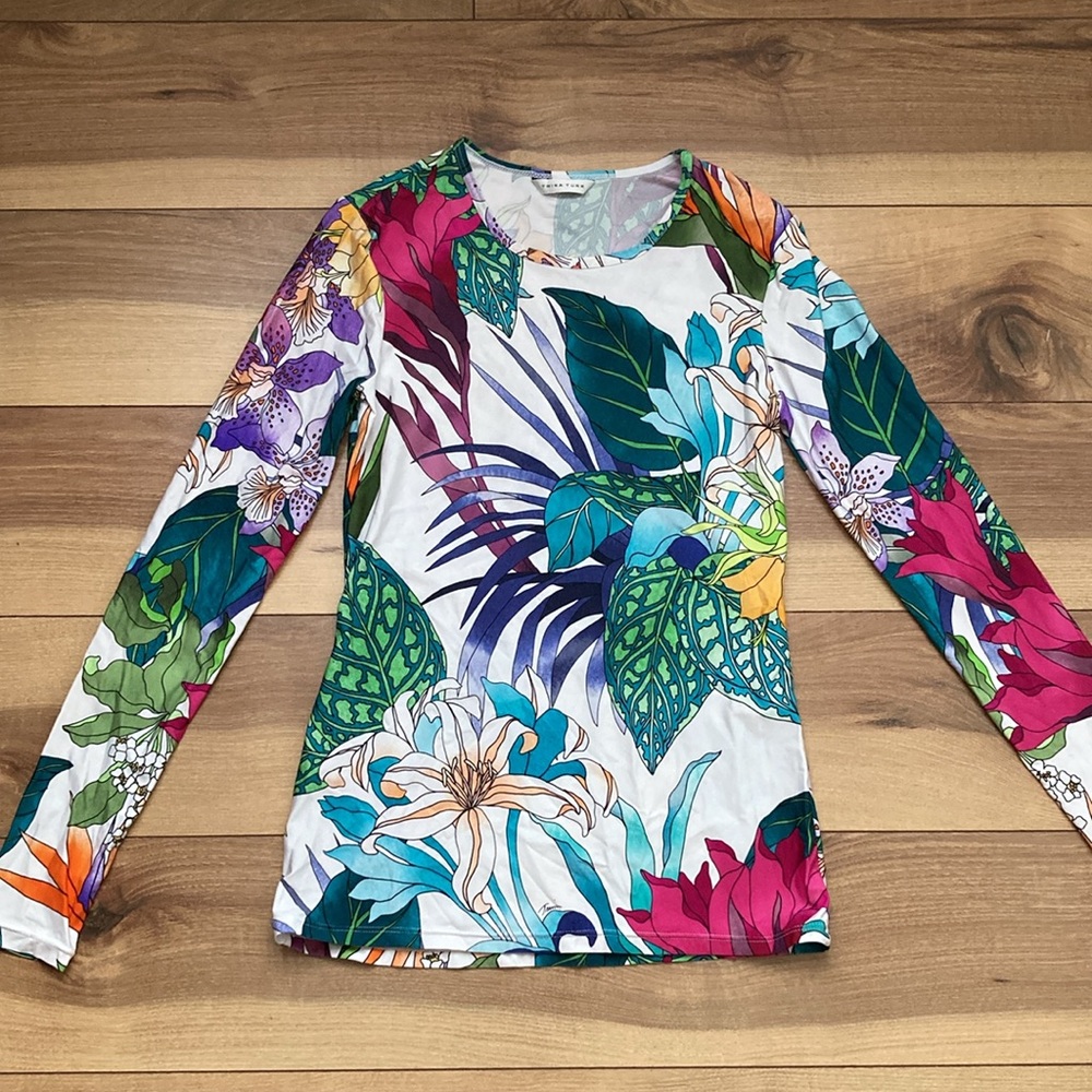 Trina Turk Amazonia Rash Guard - Picture 2 of 6